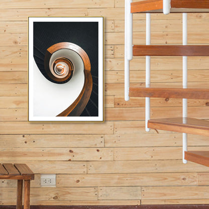 Vivolux | Architektur Innenansicht Leinwandkunst Sanfte Farben zeitgenössische Wanddekoration für Zuhause