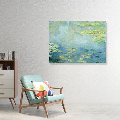 Vivolux | Lebendige natürliche Landschafts Wanddekoration Impressionismus Texturiertes Wohnzimmer Eingewickelte Leinwand