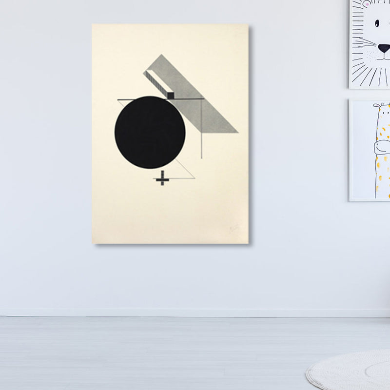 Vivolux | Weiche farbige geometrische Leinwandkunst strukturierte Mid-Century Modern Lounge Malerei, mehrere Größen