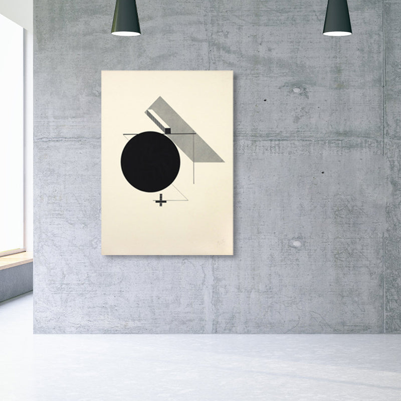 Vivolux | Weiche farbige geometrische Leinwandkunst strukturierte Mid-Century Modern Lounge Malerei, mehrere Größen