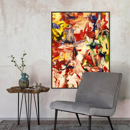 Vivolux | Strukturierte Pinselstrich-Leinwand Zeitgenössische Kunst Wanddekoration für das Wohnzimmer, Mehrere Größen