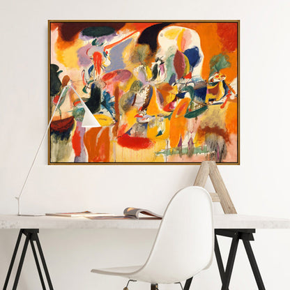 Vivolux | Texturiertes Aquarell-Leinwandkunst Abstrakter Expressionismus Stil Wanddekoration für das Wohnzimmer