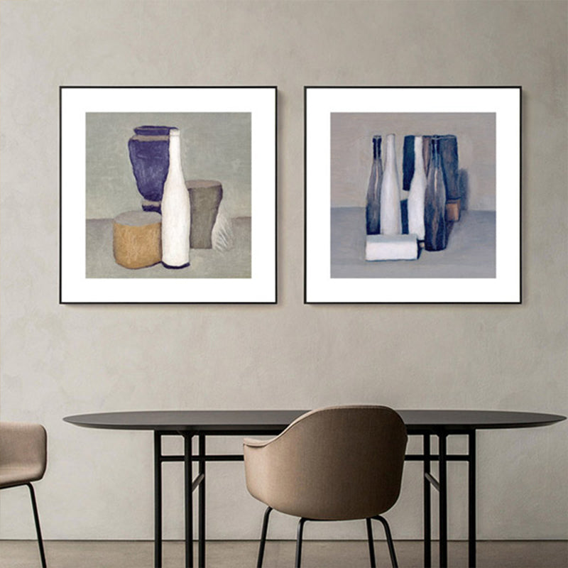 Vivolux | Lichtfarbige Pop-Art-Wanddekoration Gemälde Dosen und Flaschen Leinwanddruck für die Inneneinrichtung