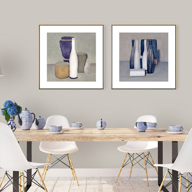 Vivolux | Lichtfarbige Pop-Art-Wanddekoration Gemälde Dosen und Flaschen Leinwanddruck für die Inneneinrichtung