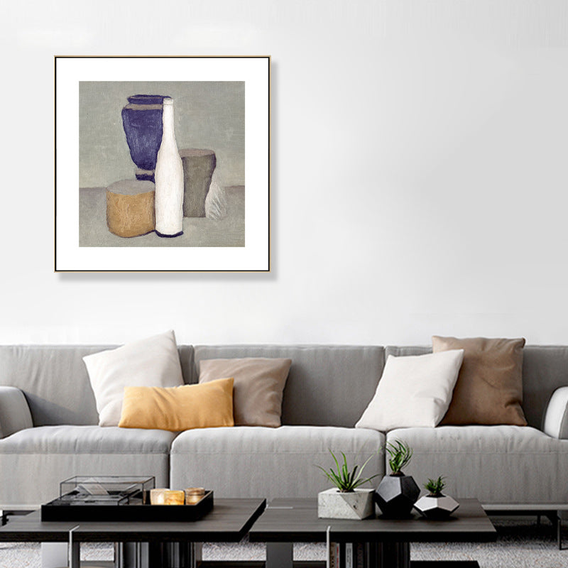 Vivolux | Lichtfarbige Pop-Art-Wanddekoration Gemälde Dosen und Flaschen Leinwanddruck für die Inneneinrichtung