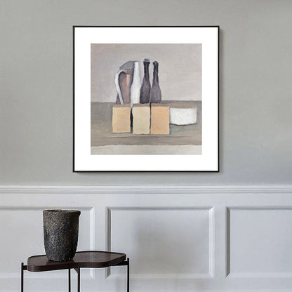 Vivolux | Lichtfarbige Pop-Art-Wanddekoration Gemälde Dosen und Flaschen Leinwanddruck für die Inneneinrichtung