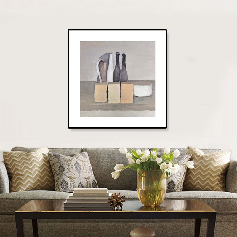 Vivolux | Lichtfarbige Pop-Art-Wanddekoration Gemälde Dosen und Flaschen Leinwanddruck für die Inneneinrichtung