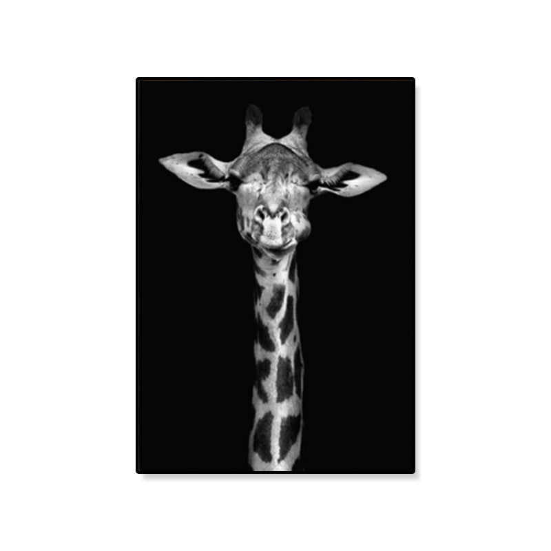 Vivolux | Fotografien Moderner Stil Leinwandkunst mit Wildtier-Muster in dunkler Farbe für Zuhause