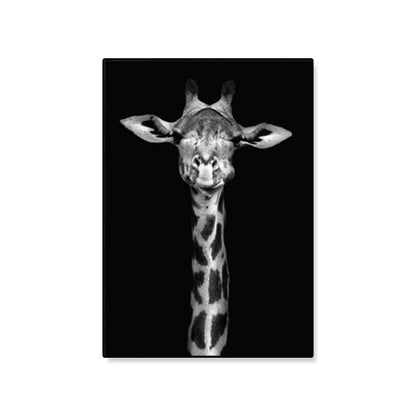 Vivolux | Fotografien Moderner Stil Leinwandkunst mit Wildtier-Muster in dunkler Farbe für Zuhause