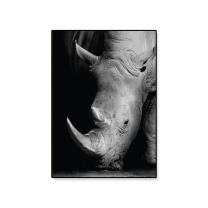 Vivolux | Fotografien Moderner Stil Leinwandkunst mit Wildtier-Muster in dunkler Farbe für Zuhause