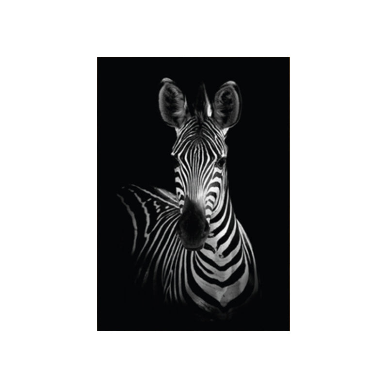 Vivolux | Fotografien Moderner Stil Leinwandkunst mit Wildtier-Muster in dunkler Farbe für Zuhause