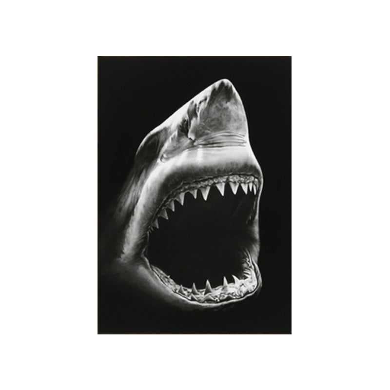 Vivolux | Fotografien Moderner Stil Leinwandkunst mit Wildtier-Muster in dunkler Farbe für Zuhause