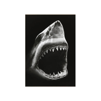 Vivolux | Fotografien Moderner Stil Leinwandkunst mit Wildtier-Muster in dunkler Farbe für Zuhause