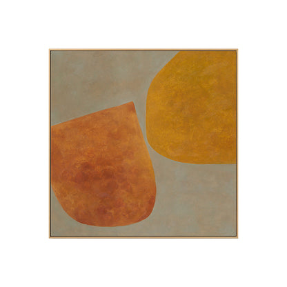 Vivolux | Abstraktes Muster Leinwandkunst Skandinavischer Stil Texturierte Wanddekoration in sanften Farben