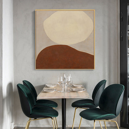 Vivolux | Abstraktes Muster Leinwandkunst Skandinavischer Stil Texturierte Wanddekoration in sanften Farben