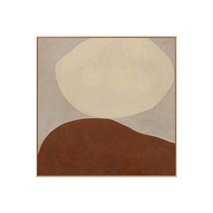 Vivolux | Abstraktes Muster Leinwandkunst Skandinavischer Stil Texturierte Wanddekoration in sanften Farben