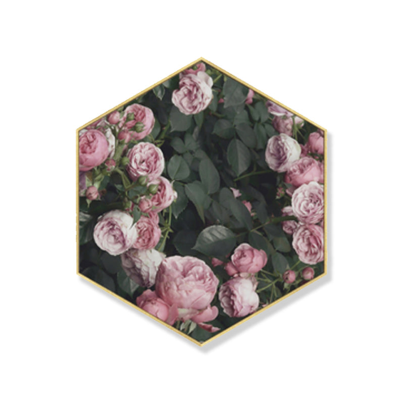 Vivolux | Foto Druck Rosenblüte Leinwand Helle Farbe Skandinavische Wanddekoration für das Wohnzimmer