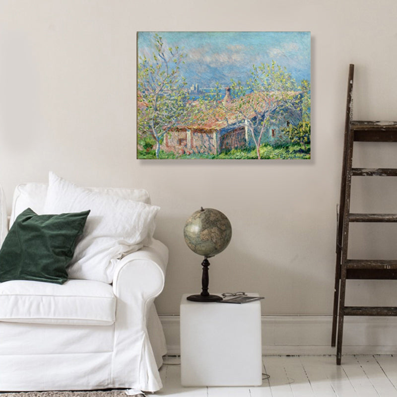 Vivolux | Farmfield Wanddekoration Impressionismus Stil Leinwanddruck, mehrere Größen verfügbar