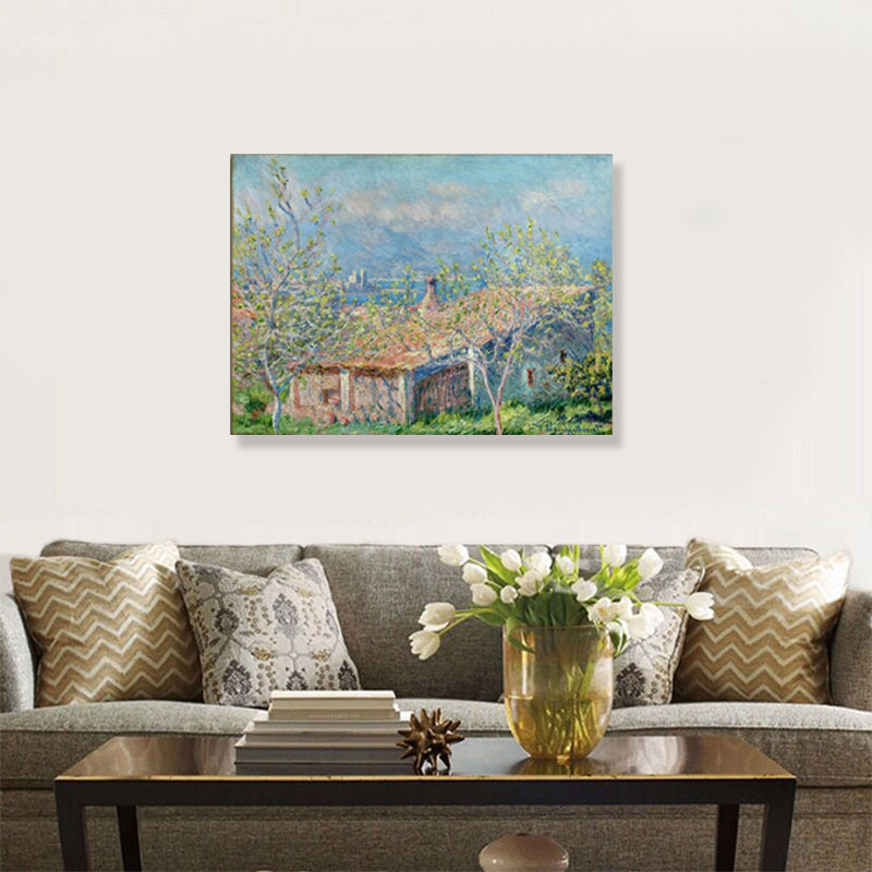 Vivolux | Farmfield Wanddekoration Impressionismus Stil Leinwanddruck, mehrere Größen verfügbar