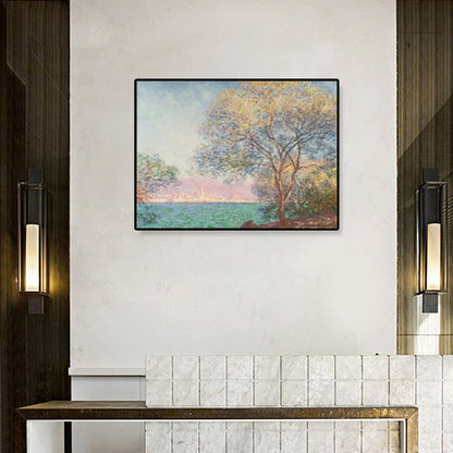 Vivolux | Farmfield Wanddekoration Impressionismus Stil Leinwanddruck, mehrere Größen verfügbar