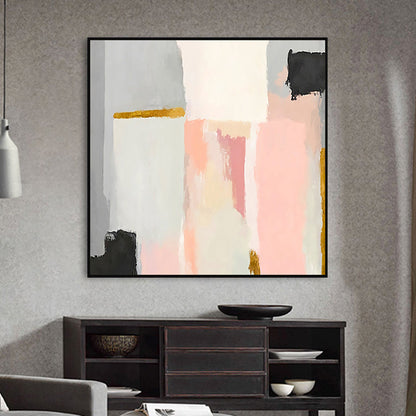 Vivolux | Abstrakter Expressionismus Stil Wasserfarben Leinwand Pastellfarbe Jungen Schlafzimmer Wandkunst Dekor