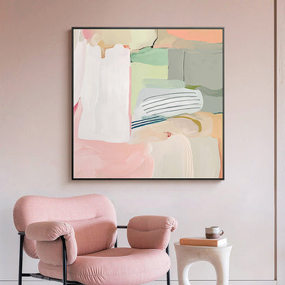 Vivolux | Abstrakter Expressionismus Stil Wasserfarben Leinwand Pastellfarbe Jungen Schlafzimmer Wandkunst Dekor