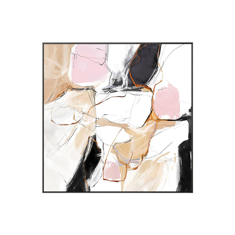 Vivolux | Abstrakter Expressionismus Stil Wasserfarben Leinwand Pastellfarbe Jungen Schlafzimmer Wandkunst Dekor