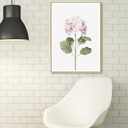 Vivolux | Textured Botanische Malerei Leinwanddruck Zeitgenössische Wandkunst für Mädchen Schlafzimmer