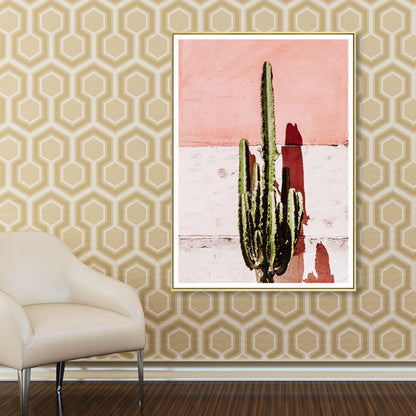 Vivolux | Textured Botanische Malerei Leinwanddruck Zeitgenössische Wandkunst für Mädchen Schlafzimmer