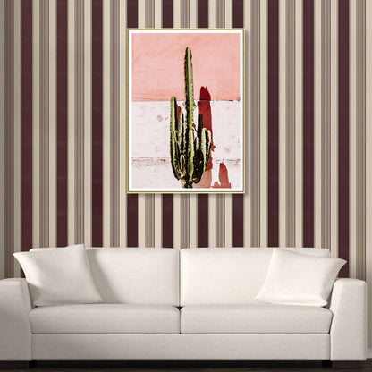Vivolux | Textured Botanische Malerei Leinwanddruck Zeitgenössische Wandkunst für Mädchen Schlafzimmer