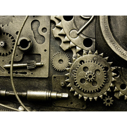 Vivolux | Fotografie Stil Metal Gear Muurschildering Wanddecoratie Gigantische Wandbekleding für Esszimmer, Aangepast