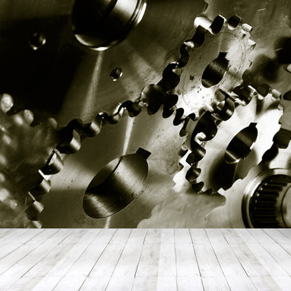 Vivolux | Fotografie Stil Metal Gear Muurschildering Wanddecoratie Gigantische Wandbekleding für Esszimmer, Aangepast