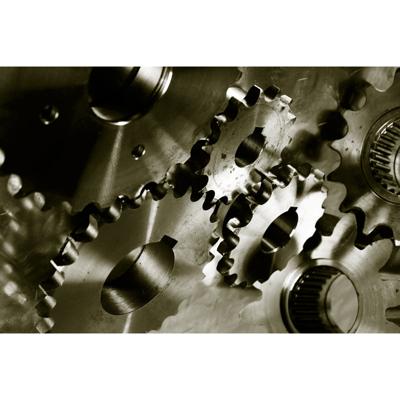 Vivolux | Fotografie Stil Metal Gear Muurschildering Wanddecoratie Gigantische Wandbekleding für Esszimmer, Aangepast