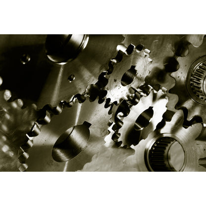 Vivolux | Fotografie Stil Metal Gear Muurschildering Wanddecoratie Gigantische Wandbekleding für Esszimmer, Aangepast