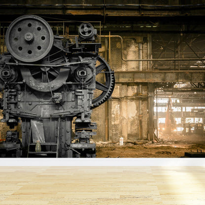 Vivolux | Fotografie Stil Metal Gear Muurschildering Wanddecoratie Gigantische Wandbekleding für Esszimmer, Aangepast