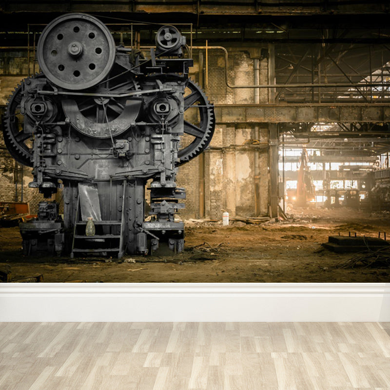 Vivolux | Fotografie Stil Metal Gear Muurschildering Wanddecoratie Gigantische Wandbekleding für Esszimmer, Aangepast