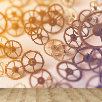 Vivolux | Fotografie Stil Metal Gear Muurschildering Wanddecoratie Gigantische Wandbekleding für Esszimmer, Aangepast