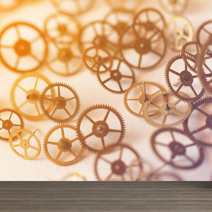 Vivolux | Fotografie Stil Metal Gear Muurschildering Wanddecoratie Gigantische Wandbekleding für Esszimmer, Aangepast