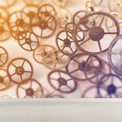 Vivolux | Fotografie Stil Metal Gear Muurschildering Wanddecoratie Gigantische Wandbekleding für Esszimmer, Aangepast