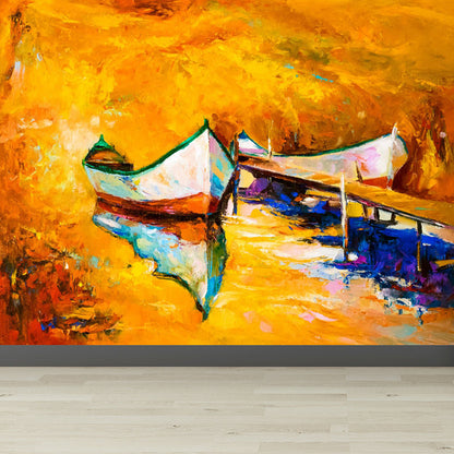 Vivolux | Klassische Außen Landschaft Wandtattoo Aufkleber Helle Farbe Fleckenbeständige Wanddekoration für Badezimmer