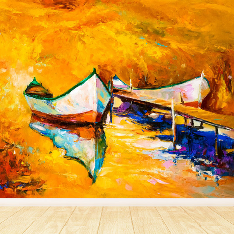 Vivolux | Klassische Außen Landschaft Wandtattoo Aufkleber Helle Farbe Fleckenbeständige Wanddekoration für Badezimmer