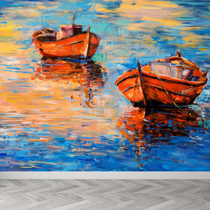 Vivolux | Klassische Außen Landschaft Wandtattoo Aufkleber Helle Farbe Fleckenbeständige Wanddekoration für Badezimmer