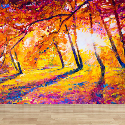 Vivolux | Klassische Außen Landschaft Wandtattoo Aufkleber Helle Farbe Fleckenbeständige Wanddekoration für Badezimmer