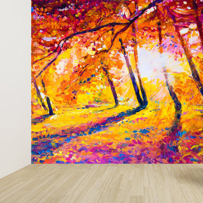 Vivolux | Klassische Außen Landschaft Wandtattoo Aufkleber Helle Farbe Fleckenbeständige Wanddekoration für Badezimmer