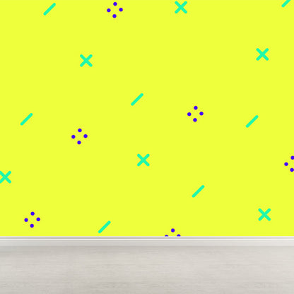 Vivolux | Ganz geometrische Wandverkleidung Wandgemälde dunkle Farbe Vliesstoff Wandkunst für Dekor, maßgeschneiderte Größen