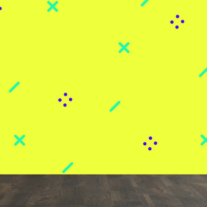 Vivolux | Ganz geometrische Wandverkleidung Wandgemälde dunkle Farbe Vliesstoff Wandkunst für Dekor, maßgeschneiderte Größen