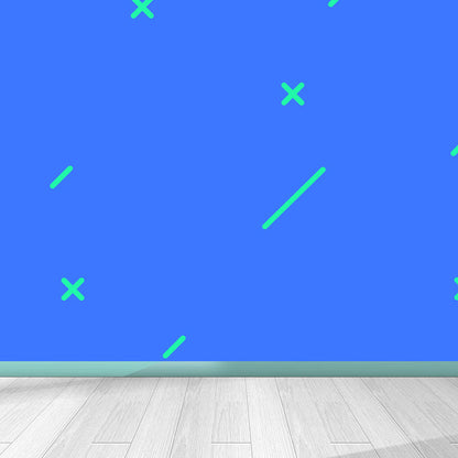 Vivolux | Ganz geometrische Wandverkleidung Wandgemälde dunkle Farbe Vliesstoff Wandkunst für Dekor, maßgeschneiderte Größen