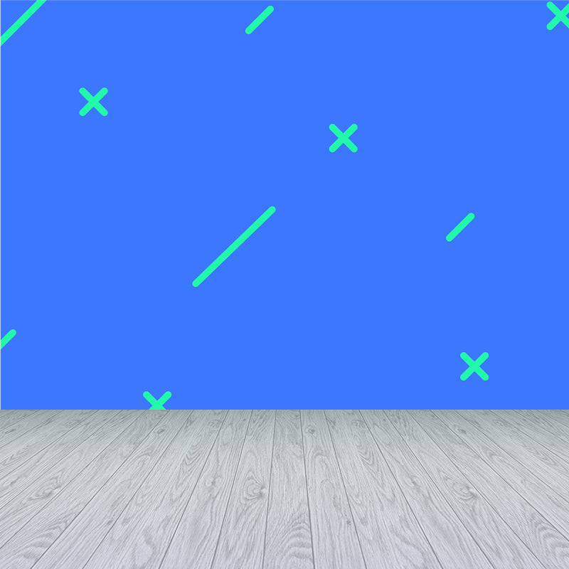 Vivolux | Ganz geometrische Wandverkleidung Wandgemälde dunkle Farbe Vliesstoff Wandkunst für Dekor, maßgeschneiderte Größen