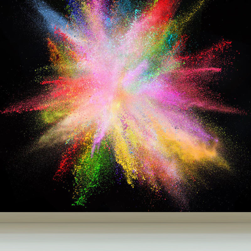 Vivolux | Grote Exploderende Regenboog Behang Muurafbeelding Vlekbestendige Moderne Woonkamer Wanddecoratie