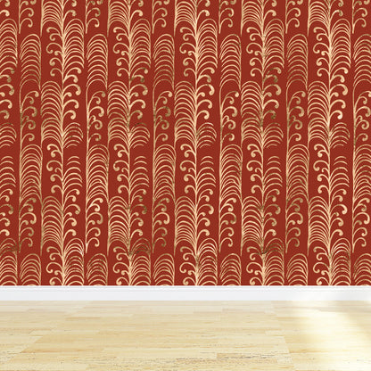 Vivolux | Zachte Kleur Moiré Patroon Behang Vlekbestendige Moderne Badkamer Wandbekleding